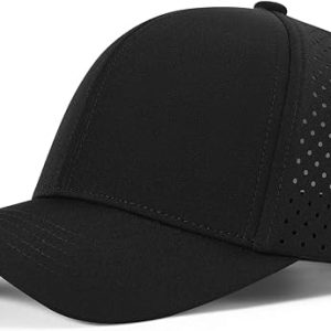 Men's Quick-Dry Performance Baseball Cap – Laser-Cut Ventilation for Active Wear