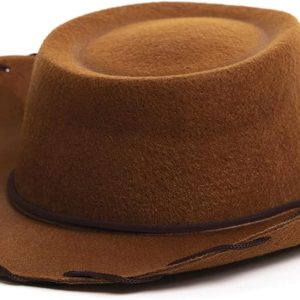 Child Cowboy & Cowgirl Costume Hats – Western Felt Dress-Up for Parties